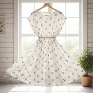 Double gauze/musselin Animals design A digital print ORGANIC