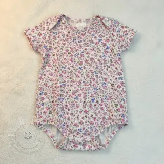 Double gauze/musselin Flower Michaela off white digital print