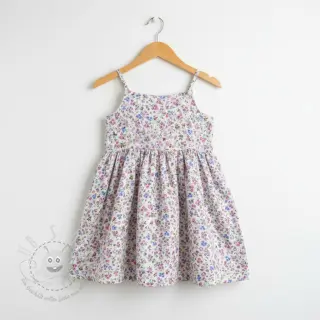 Double gauze/musselin Flower Michaela off white digital print