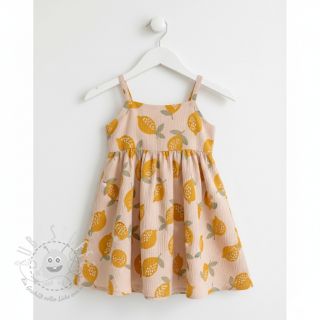 Double gauze/musselin Lemons sand