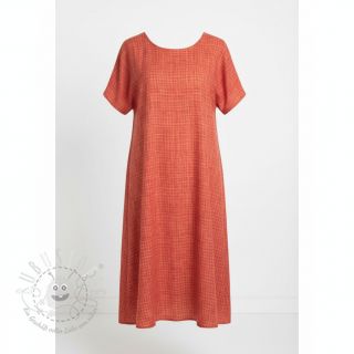 Double gauze/musselin Vintage red