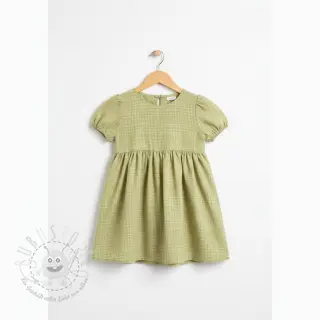 Double gauze/musselin Vintage lime