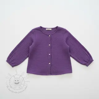 Double gauze/musselin violet