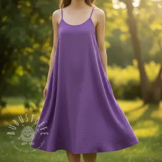 Double gauze/musselin violet