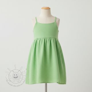 Double gauze/musselin light lime