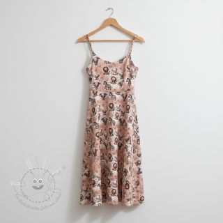 Double gauze/musselin Safari buddys design C digital print