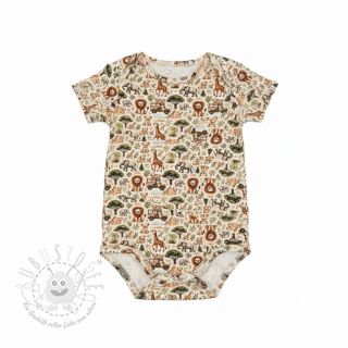 Double gauze/musselin Safari buddys design E digital print