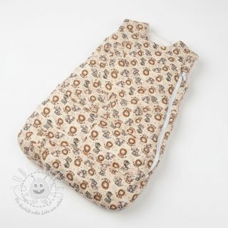 Double gauze/musselin Safari buddys design D digital print