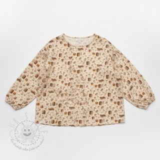 Double gauze/musselin Little farm animals design C digital print