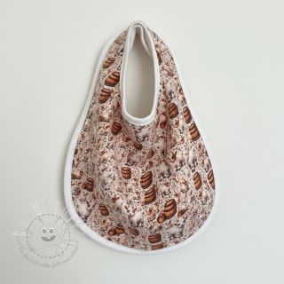 Double gauze/musselin Little farm animals design B digital print