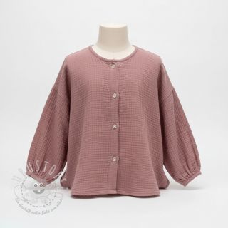 Double gauze/musselin light lilac ORGANIC