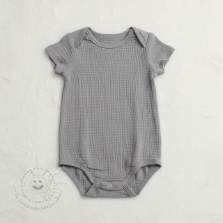 Double gauze/musselin grey ORGANIC