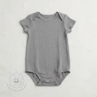 Double gauze/musselin grey ORGANIC