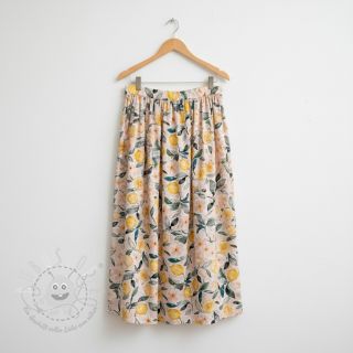 Double gauze/musselin Fresh lemons digital print