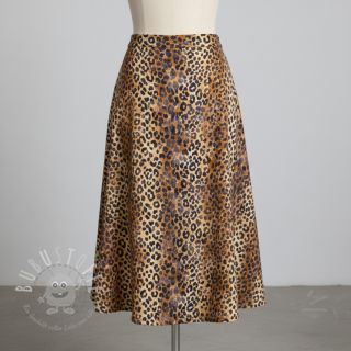 Double gauze/musselin Animal skin panther digital print