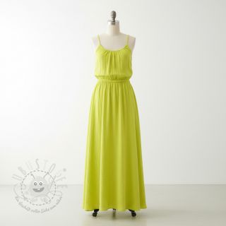 Double gauze/musselin NEON YELLOW ORGANIC