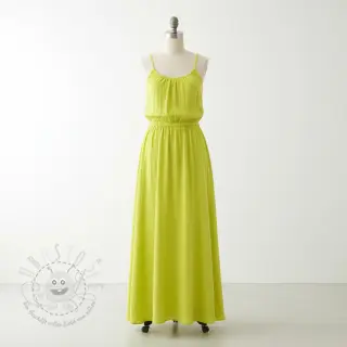Double gauze/musselin NEON YELLOW ORGANIC