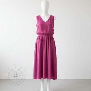 Double gauze/musselin cerise ORGANIC