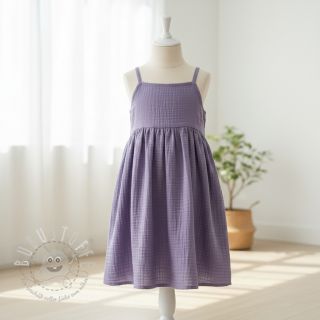 Double gauze/musselin lavender ORGANIC