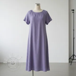 Double gauze/musselin lavender ORGANIC