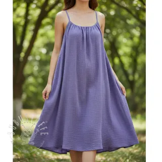 Double gauze/musselin lavender ORGANIC