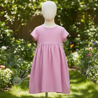 Double gauze/musselin light pink ORGANIC