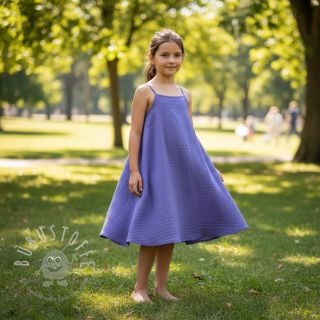 Double gauze/musselin lavender