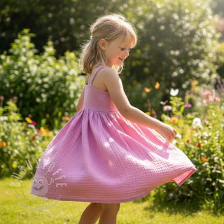 Double gauze/musselin light pink