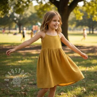 Double gauze/musselin gold