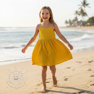 Double gauze/musselin lemon ORGANIC