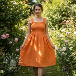 Double gauze/musselin orange