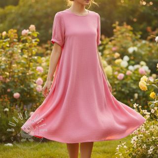 Double gauze/musselin pink