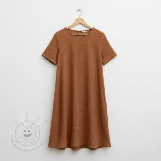 Double gauze/musselin cognac ORGANIC