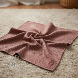Double gauze/musselin old blush ORGANIC