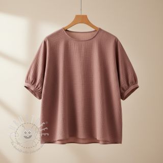 Double gauze/musselin old blush ORGANIC