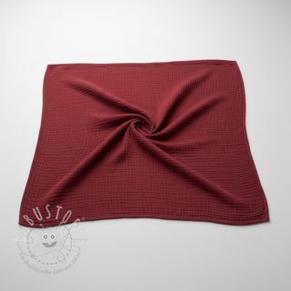 Double gauze/musselin wine