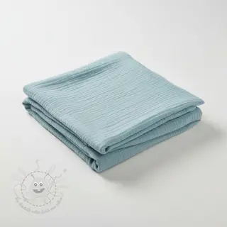 Double gauze/musselin teal