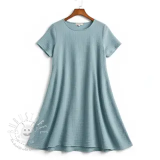 Double gauze/musselin teal