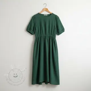 Double gauze/musselin old green
