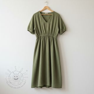 Double gauze/musselin moss green