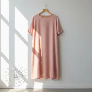 Double gauze/musselin light rose
