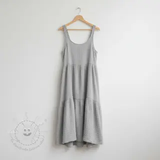 Double gauze/musselin light grey