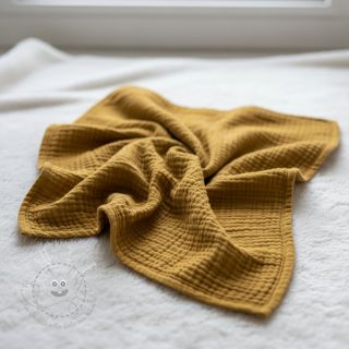 Double gauze/musselin ochre