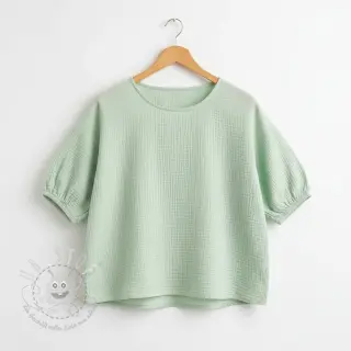 Double gauze/musselin mint