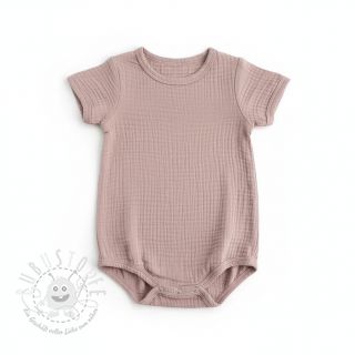 Double gauze/musselin old rose