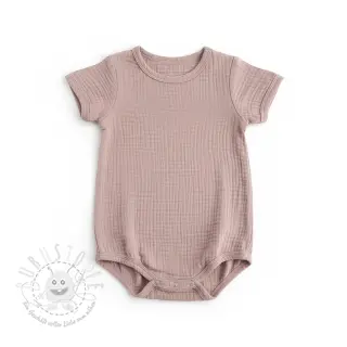 Double gauze/musselin old rose