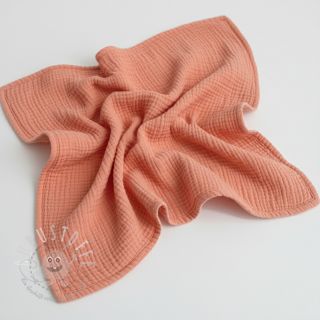 Double gauze/musselin salmon