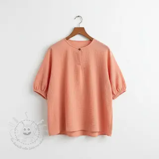 Double gauze/musselin salmon