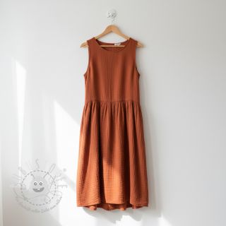 Double gauze/muslin terra ORGANIC