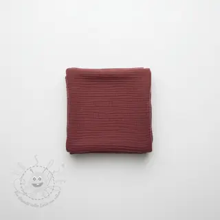 Double gauze/muslin rouge ORGANIC